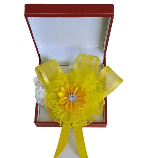 Bright Yellow Flower Wrist Corsage