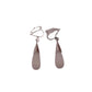 Bullet Drop Pearl Clip On Earrings