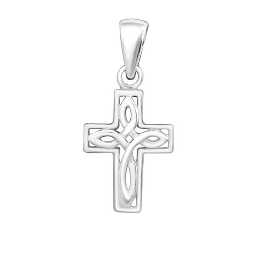 Celtic Design Centre Girls Sterling Silver Cross Pendant