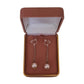 Chain Stem Pearl Clip On Earrings(2)
