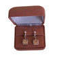 Champagne Gold Diamante Clip On Earrings