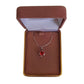 Childrens Crystal Sterling Silver Red Pendant(2)