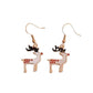 Christmas Reindeer Hook Earrings