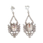 Clear Chandelier Diamante Clip On Earrings