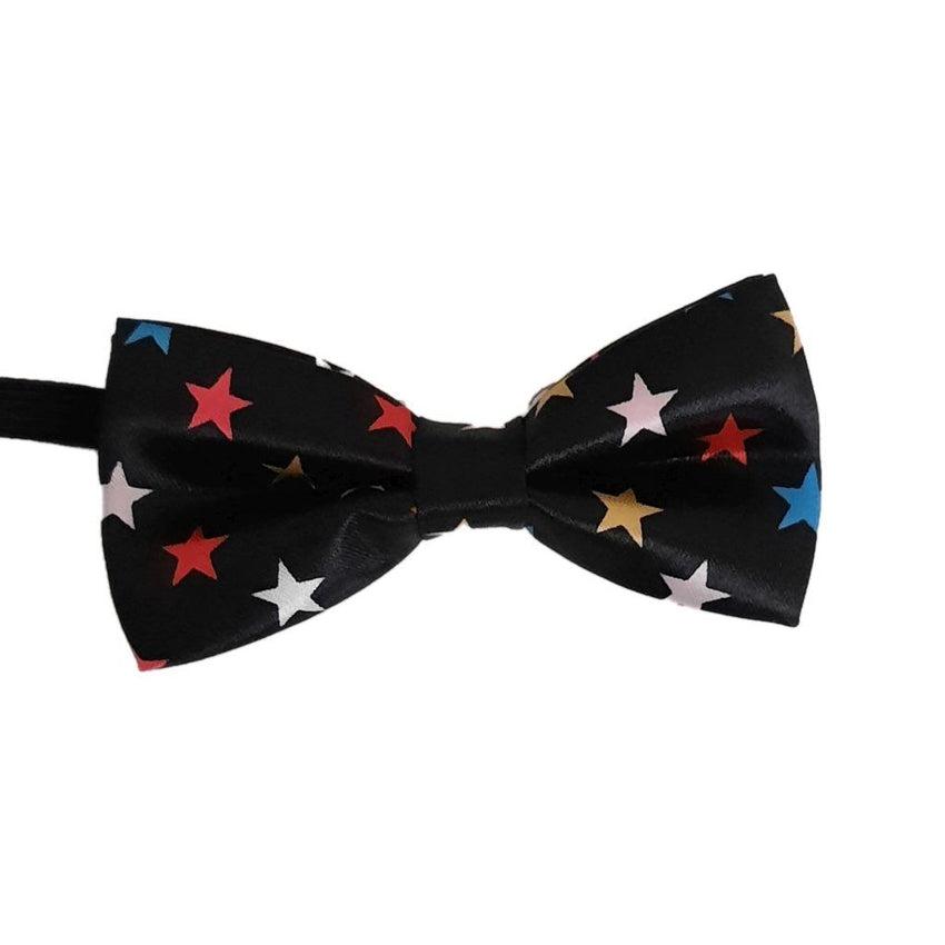 Coloured Star Boys Adjustable Bow Tie