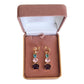 Colourful Crystal Drop Clip On Earrings