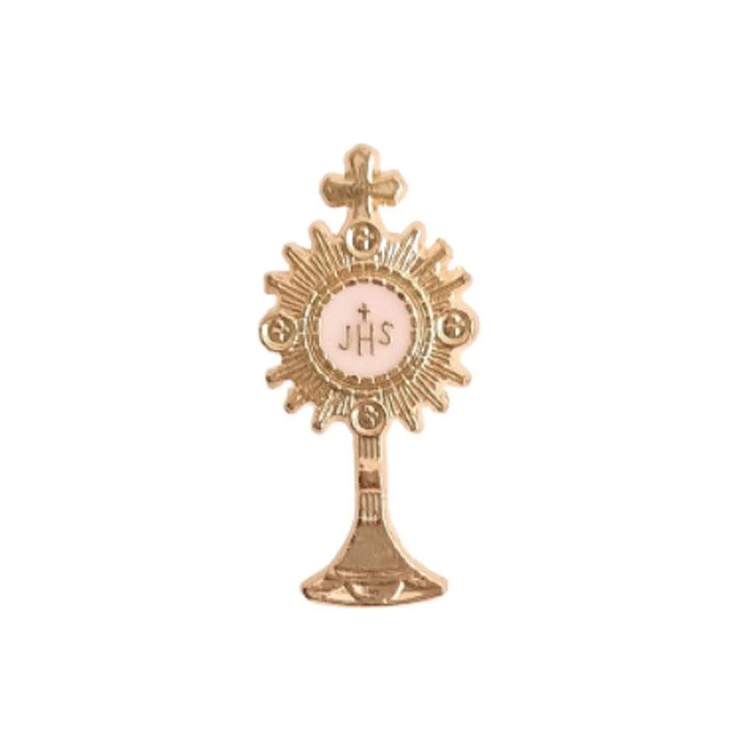 Communion Chalice Gold Plated Lapel Pin