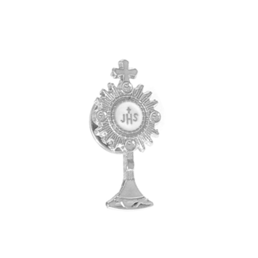 Communion Chalice Silver Plated Lapel Pin