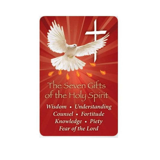 Confirmation Day Prayer Card
