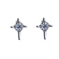Cross Magnetic Earrings With A CZ Centre Stone