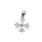 Cubic Zirconia Maltese Cross Pendant