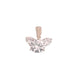 Cubic Zirconia Mouse Face And Ears Pendant
