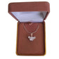 Cubic Zirconia Mouse Face And Ears Pendant