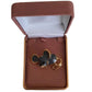 Cute Black And Gold Mouse Brooch