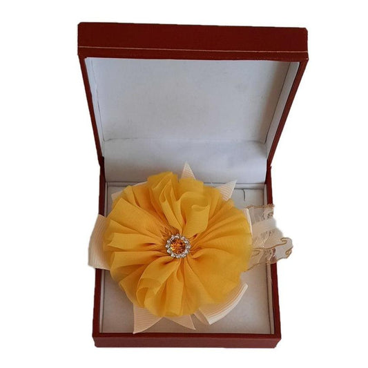 Dandelion Yellow Flower Wrist Corsage