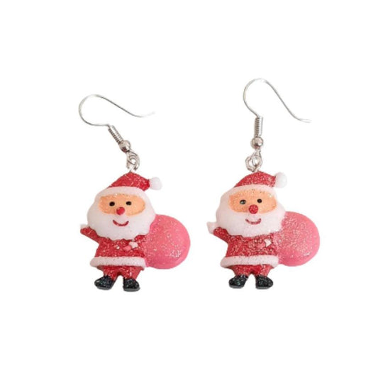 Dangly Santa Earrings