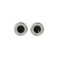 Dark Green Button Clip On Earrings