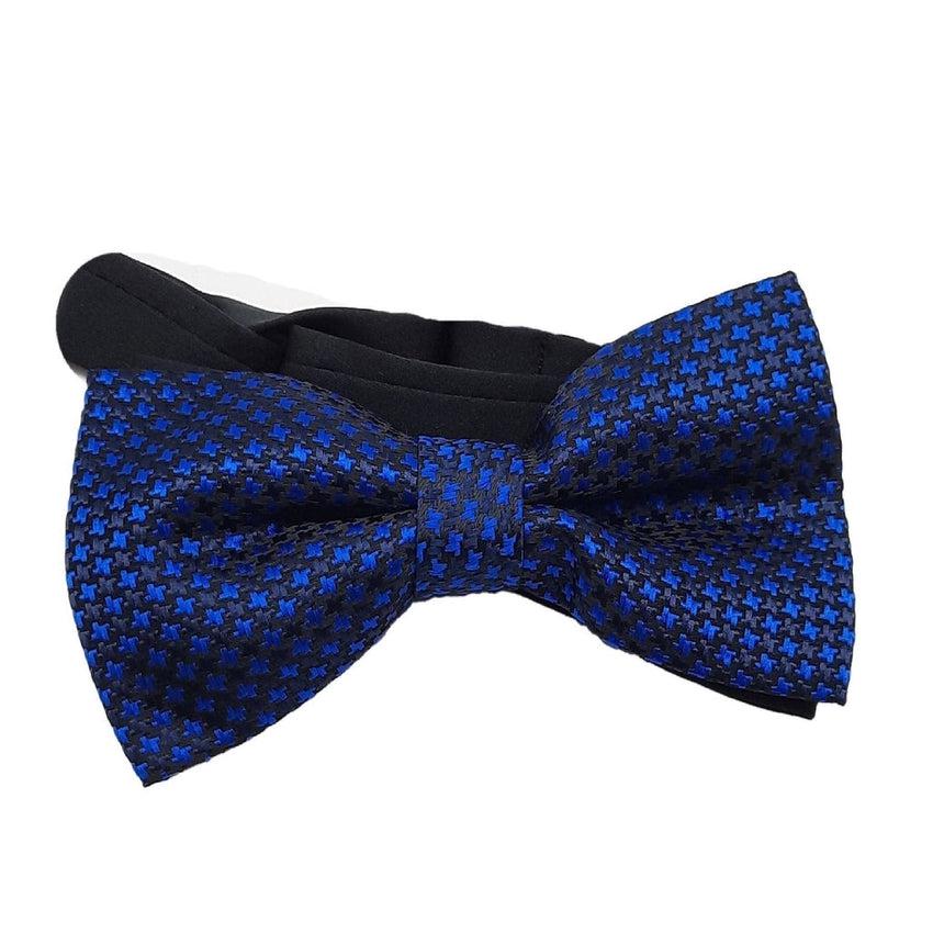 Dark Navy Blue Flecked Bow Tie