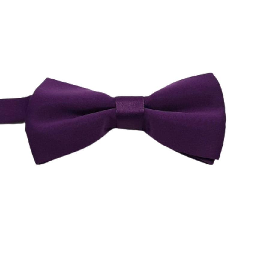 Dark Purple Adjustable Mans Bow Tie
