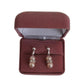 Diamante Centre 2 Pearl Clip On Earrings