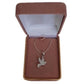 Dove Confirmation Jewellery Necklace With Cubic Zirconia Stones