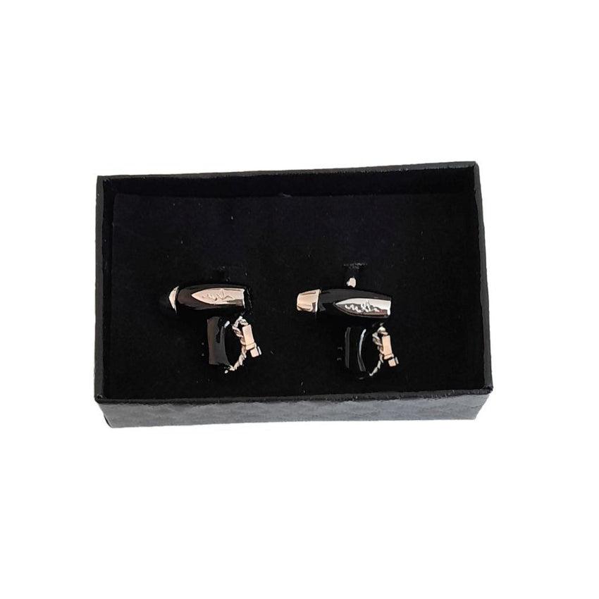 Enamel Hairdryer Novelty Cufflinks