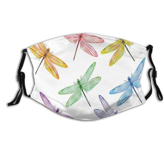 Extra Extra Large Dragonfly Face Mask