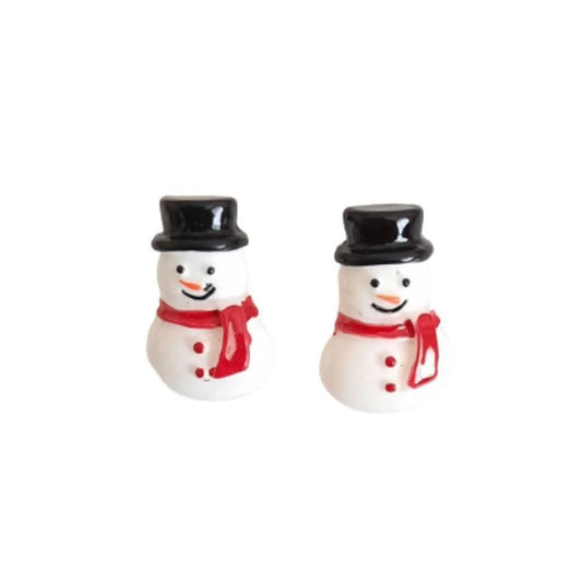Fashion Jewellery Snowman Large Stud Earrings
