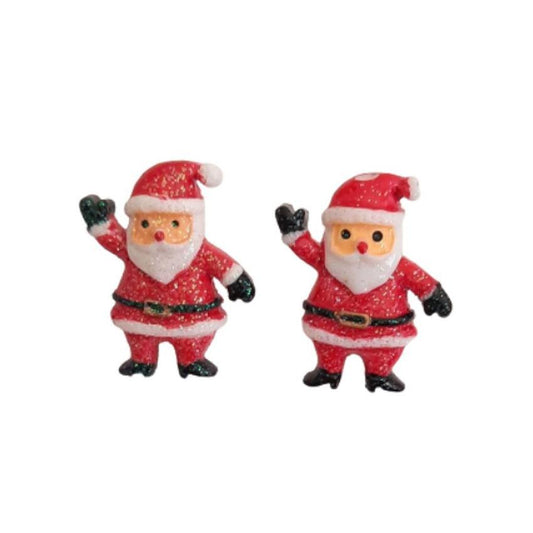 Fashion Jewellery Waving Santa Earrings