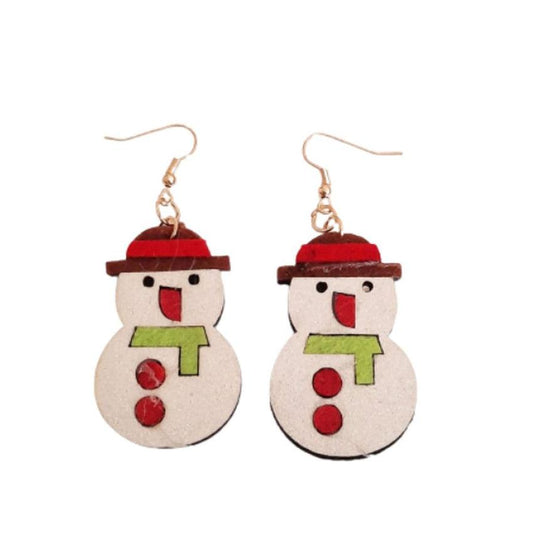 Foam Dangly Santa Earrings