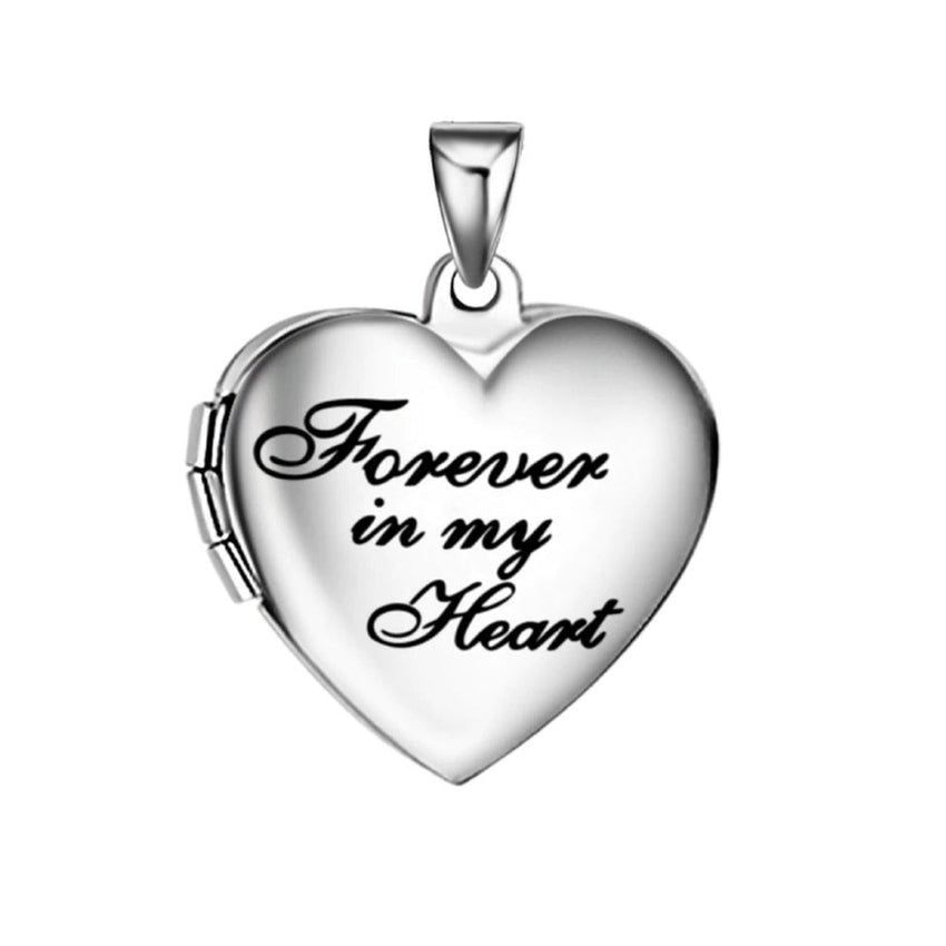 Forever In My Heart Engraved Picture Locket