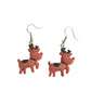 Fun Dangly Reindeer Earrings
