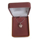 Girls Small Sterling Silver Diamond Cut Heart Locket