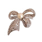 Glamorous Crystal Set Bow Brooch