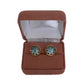 Glass Cabochon Button Clip On Earrings(2)