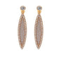 Glitter And Diamante Clip On Earrings
