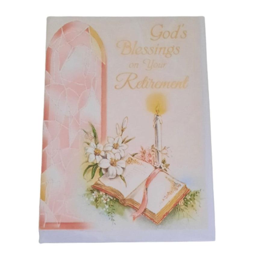 Gods Blessings On Your Retirement Card