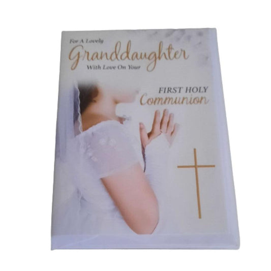 Granddaughter First Holy Communion Greeting Card