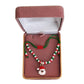 Green And Red Bracelet With Santa Charm