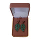 Green Leaf Clip On Earrings(2)