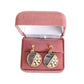 Grey And Pearl Bead Clip On Earrings