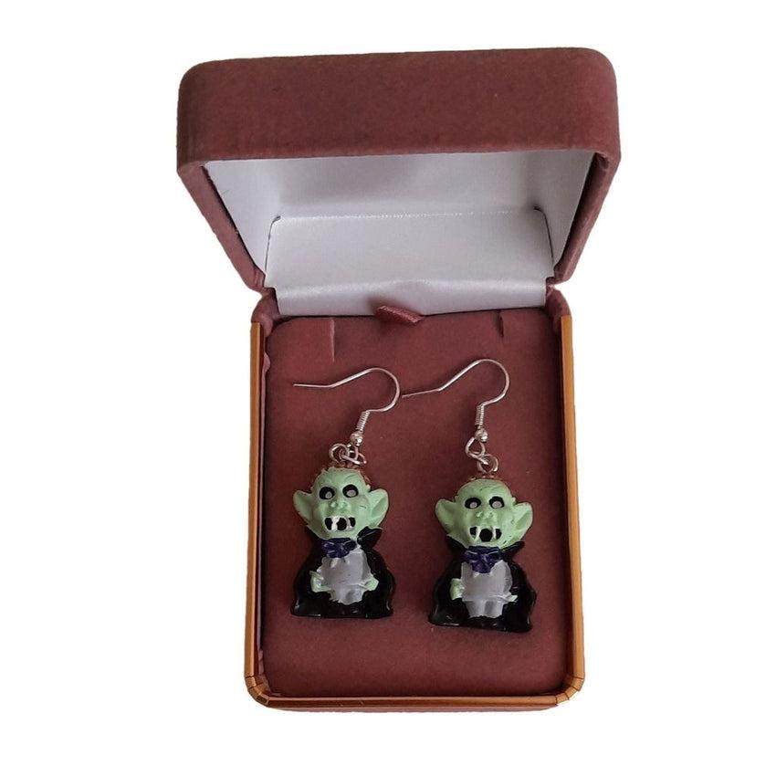 Halloween Dracula Dangly Fashion Earrings