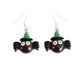 Halloween Spider Dangly Fashion Earrings