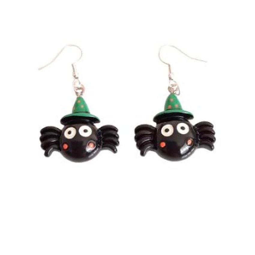 Halloween Spider Dangly Fashion Earrings