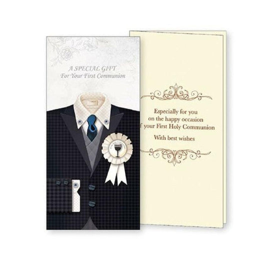 Hand Crafted Boys Communion Money Wallet