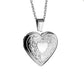 Heart Centre Heart Shaped Silver Plated Locket