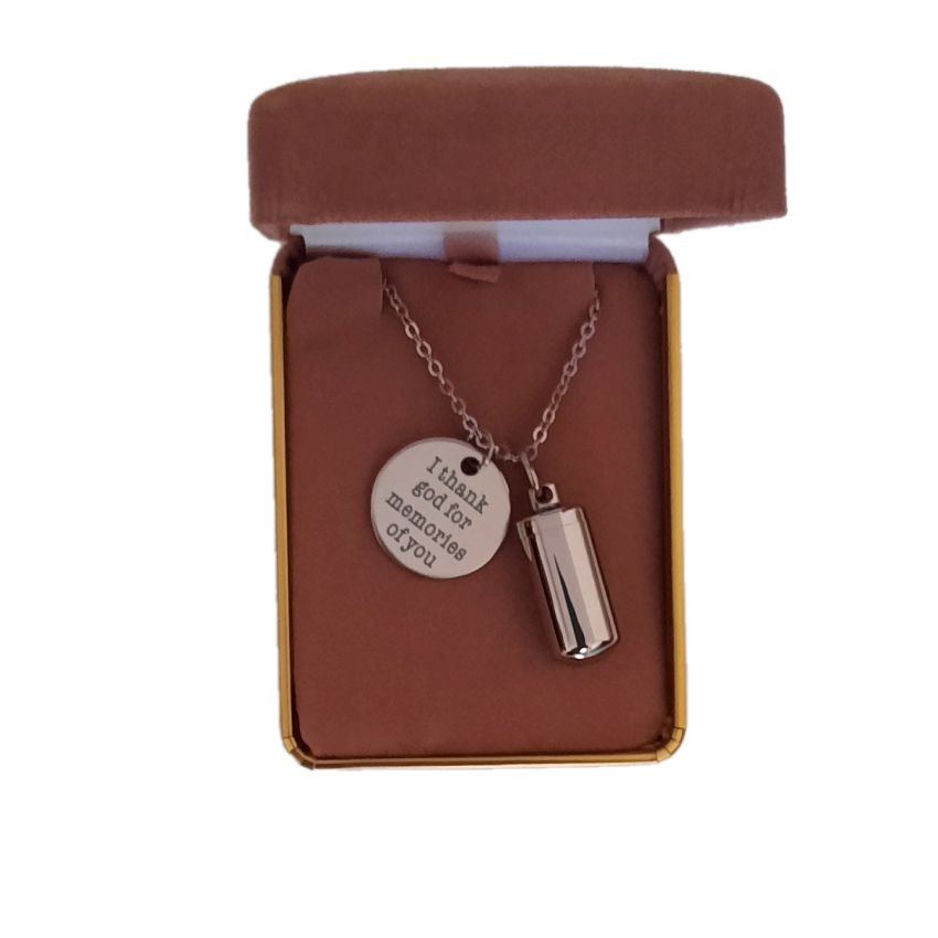 I Thank God For Memories Of You Ashes Locket(2)