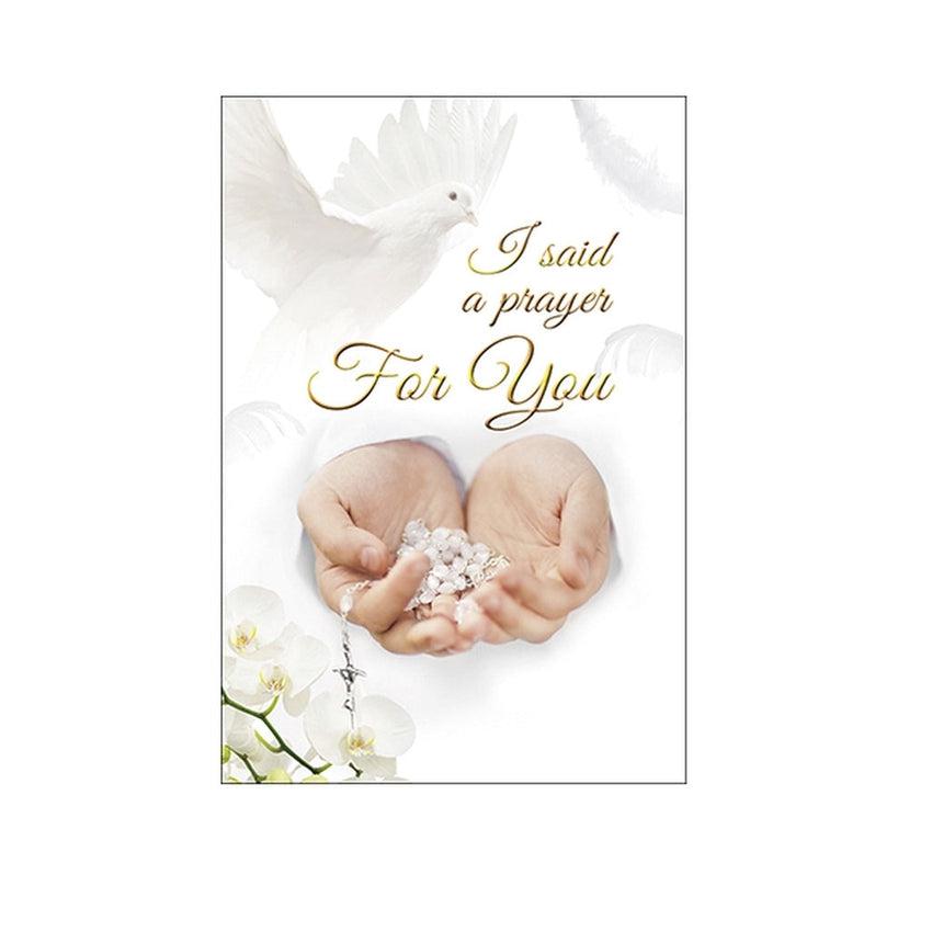 I Said A Prayer For You Blessing Greeting Card