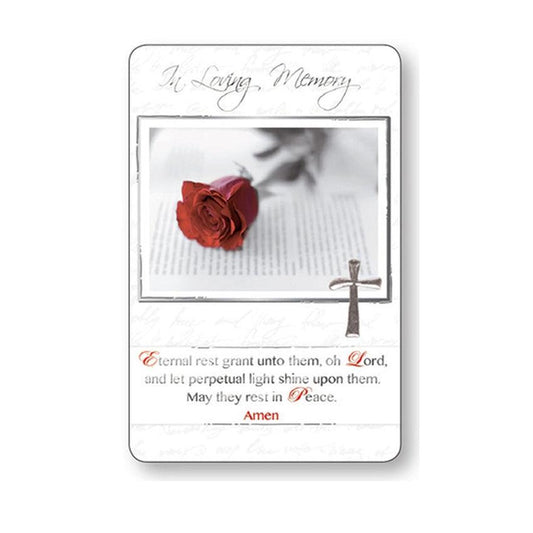 In Loving Memory Prayer Card