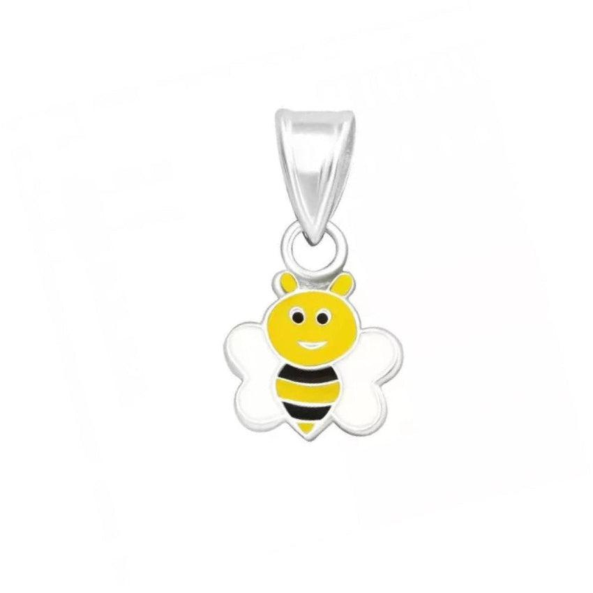 Kids Bumble Bee Sterling Silver Pendant